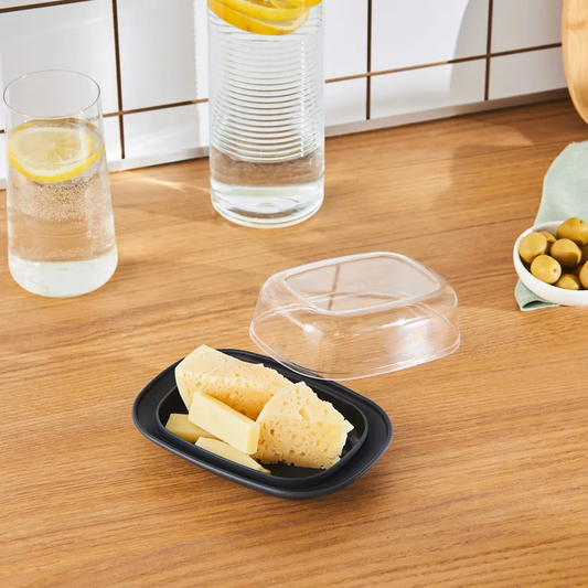 Girona, 2 Piece Breakfast Storage Container, Navy