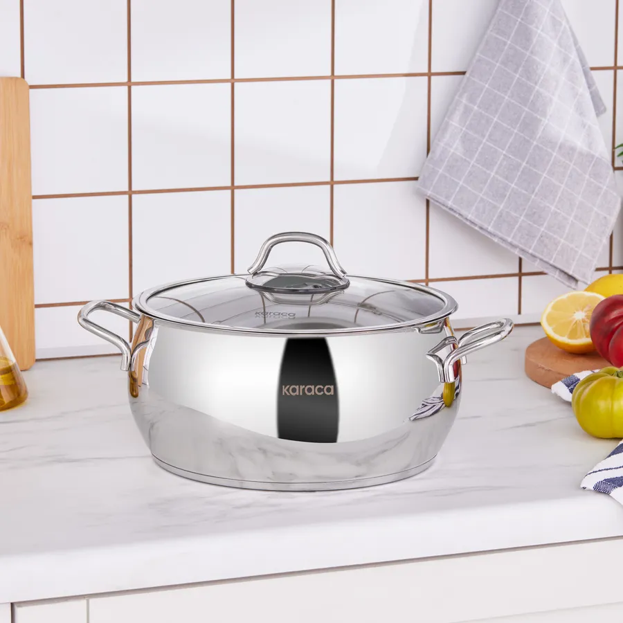 Emirgan, Stainless Steel Pot, Induction, 24cm