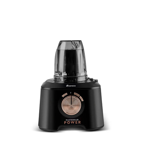 Mastermaid Power Max, 11 in 1 Food Processor, Matte Black Copper, 2500W