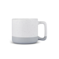 Maybel, Stoneware Mug, 400ML, White Grey