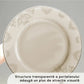 Siena, 53 Piece New Generation Bone Dinner Set for 12 People, Gold