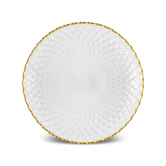 Zelazo Gold Rim, 18 Piese, Set de Veselă Pentru 6 persoane, Aur