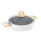 Swiss Crystal, Shallow Casserole, Induction, 30cm, Cream