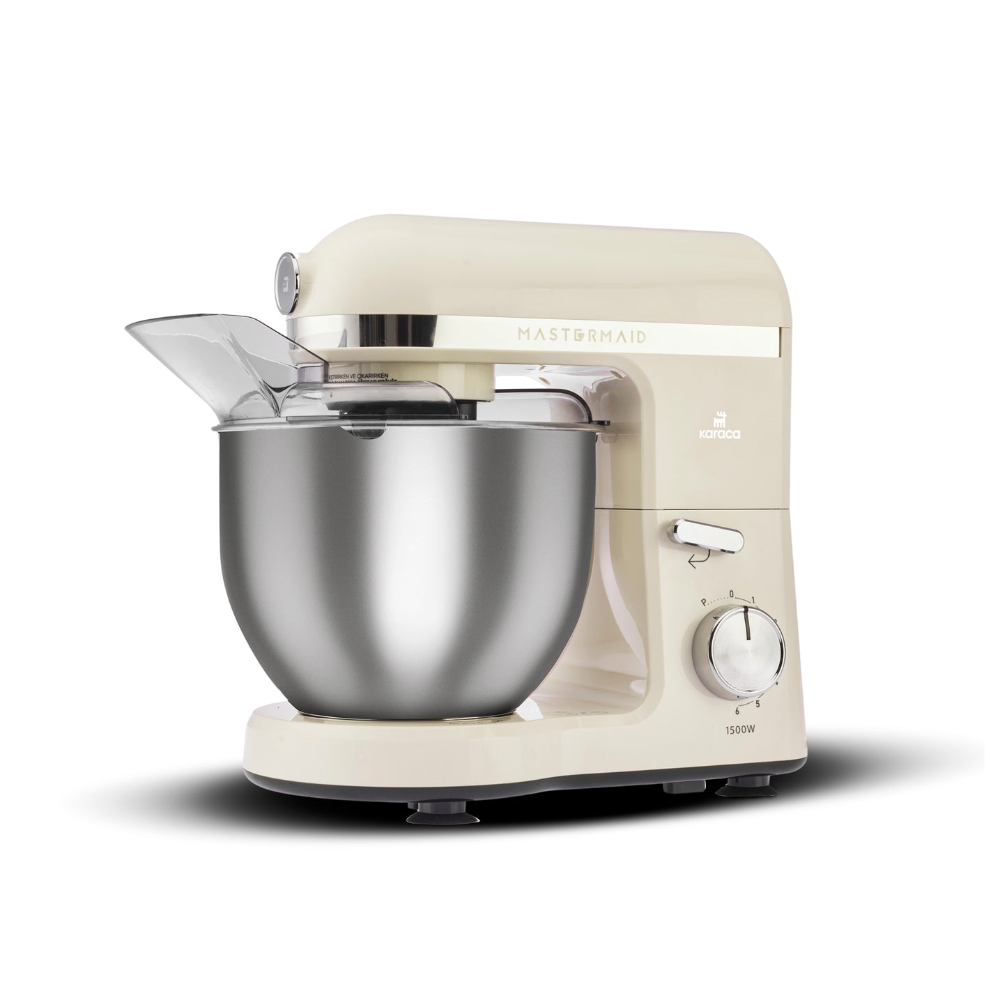 Mastermaid Chef Pro, Twin-Arm Stand Mixer, Soft Cream, 1500W, 5 LT