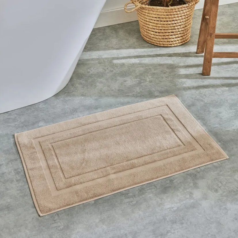 Wheat, 100% Cotton Foot Towel, 50x80cm, Mocha