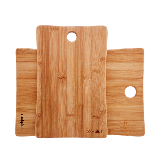 Karaca Bamboo Chopping Board Set, 2 Piece, Wood