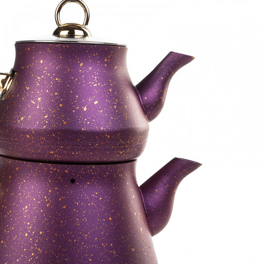 Karaca Biogranite Teapot Set Purple