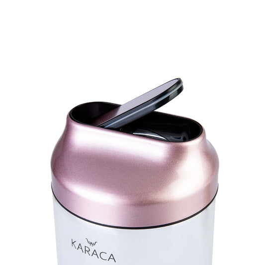 Karaca Dimple Storage Container, Medium, Rose Gold