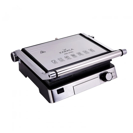 Grill and Toaster, Inox, 2000W